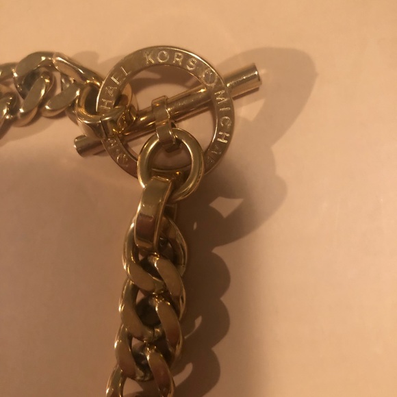 Michael Kors Gold & Black Necklace - Picture 2 of 4